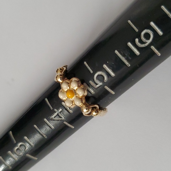 14K Gold Plumeria Ring - Picture 6 of 6